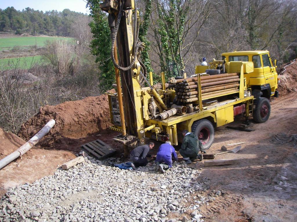 Perforació d’un pou a la comarca de l’Anoia | ACA