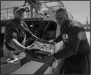 Pescadors del Senegal a Vilanova. Amadeu Torné Güell