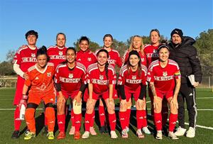 Plantilla de l'UE Sitges femení de futbol 7. Eix