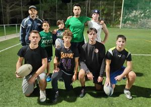 Plantilla del Rugbi Nova Olivella. Eix