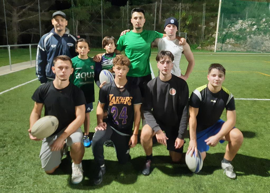 Plantilla del Rugbi Nova Olivella. Eix