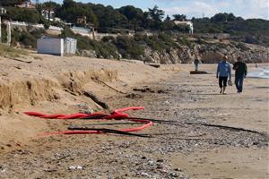 Platja del Far de Vilanova i la Geltrú. ACN