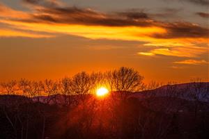 Posta de sol a Sant Quintí de Mediona. Xavi Navas