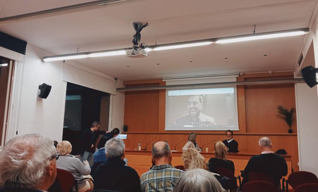 Presentació del llibre a l’Edifici Miramar de Sitges. Eix