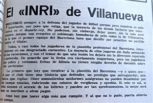 RB Revista Barcelonista. 7 de juliol de 1965 (Fons Joan Vidal).
