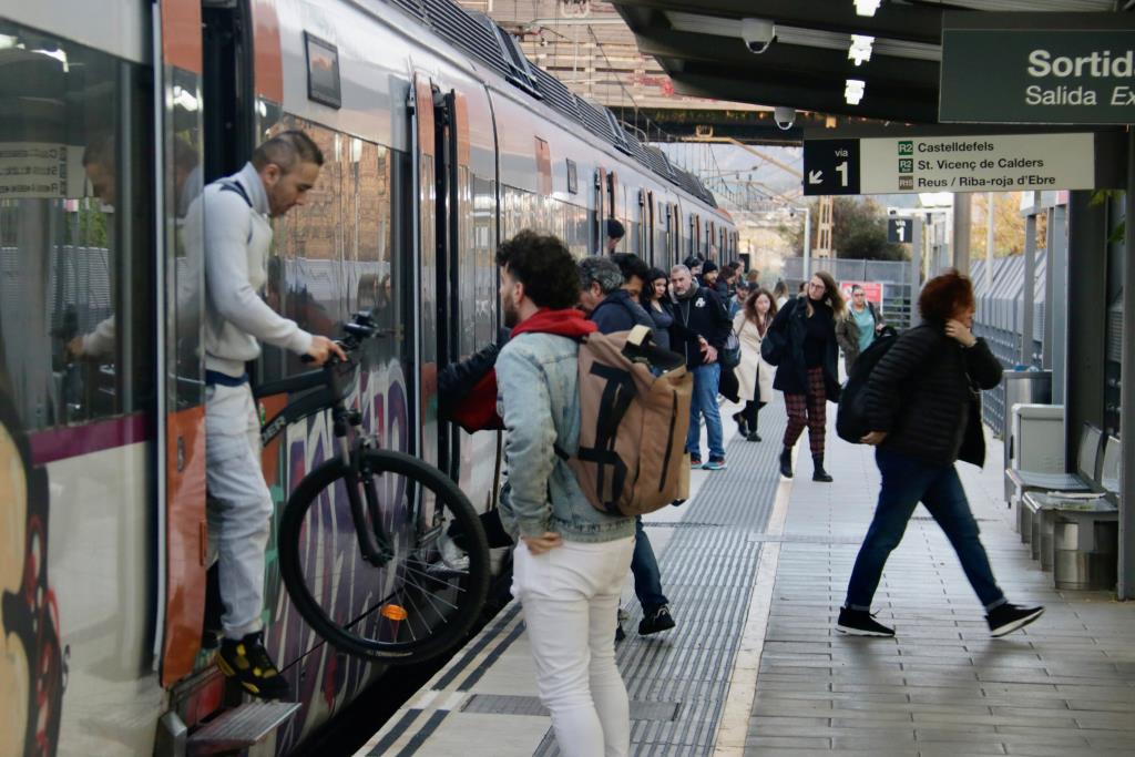 Rodalies tanca l’any amb 130 milions de viatgers, un 19,5% més que al 2022. ACN