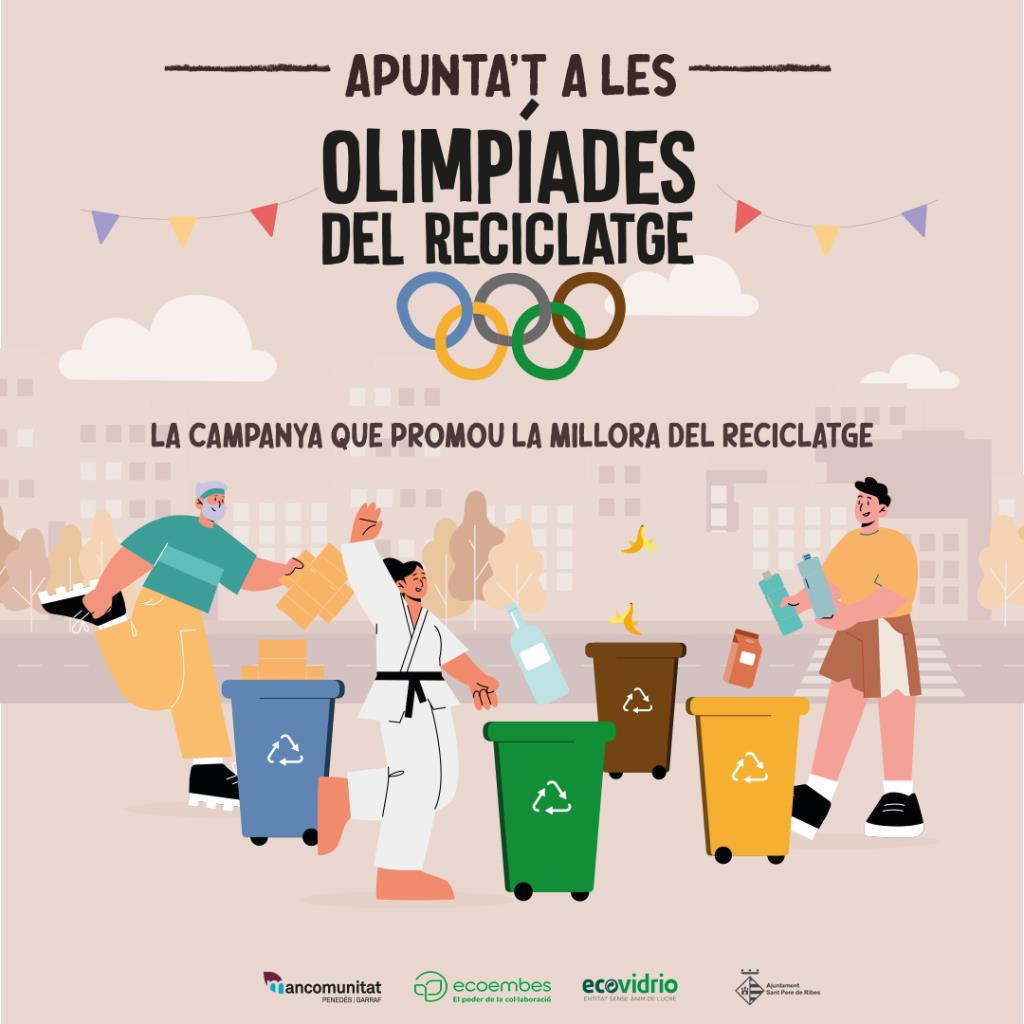 Sant Pere de Ribes inicia una campanya de reciclatge per millorar els índexs de recollida selectiva. EIX