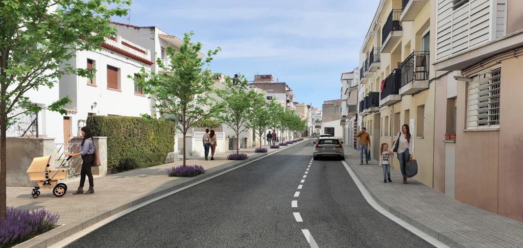 Sant Pere de Ribes obre el debat sobre el projecte de reurbanització del casc antic de Ribes. Ajt Sant Pere de Ribes