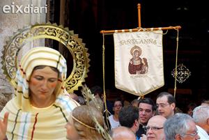 Santa Anna a la Festa Major del Vendrell. Eix