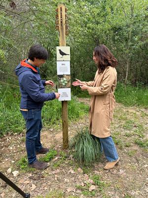 S’inicia la senyalització de la Ruta del Camí Fariner, que uneix Vilafranca i Santa Margarida i els Monjos