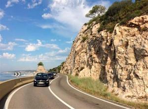 Territori inicia les obres de millora als talussos de la carretera de les Costes del Garraf. Generalitat de Catalunya