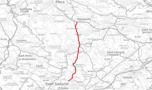 Territori licita les obres de condicionament de la BV-2241 entre Sant Sadurní d'Anoia i Masquefa per 3,4 MEUR. EIX