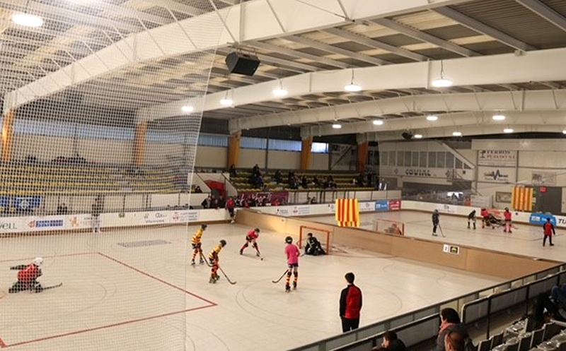 Torneig de Nadal 3x3 d'Hoquei Patins a la pista poliesportiva de Vilafranca. Eix
