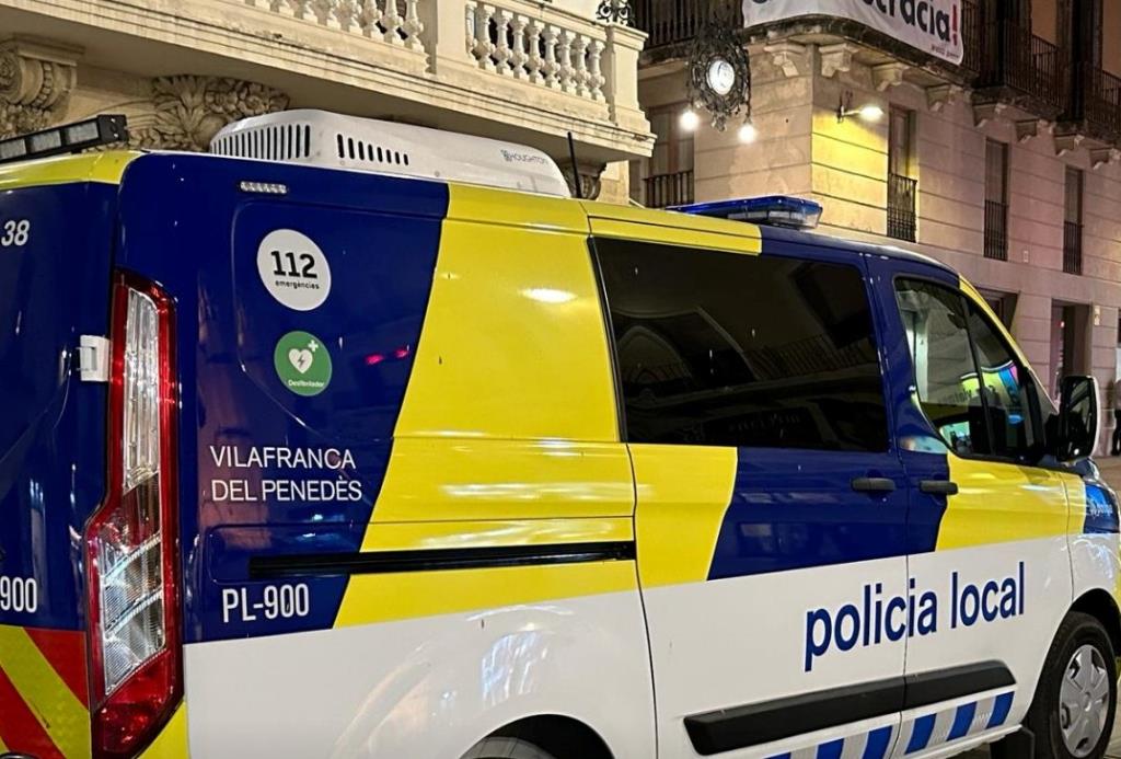 Tres detinguts a Vilafranca per robatoris amb violència aquest dissabte. Ajuntament de Vilafranca