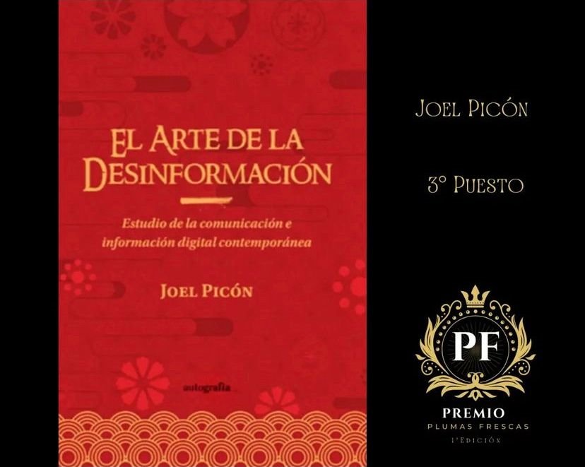 Triomf literari del sadurninenc Joel Picón als premi Plomes Fresques. EIX