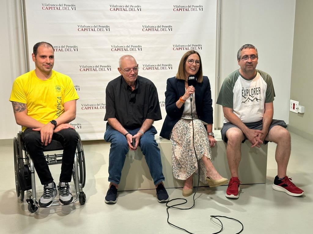Vilafranca del Penedès acollirà aquest dissabte les proves de natació dels Jocs Catalans d’Esport Adaptats. Ajuntament de Vilafranca