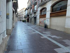 Vilafranca renovarà el paviment de tres carrers del centre amb una inversió d'uns 500.000 €. Ajuntament de Vilafranca