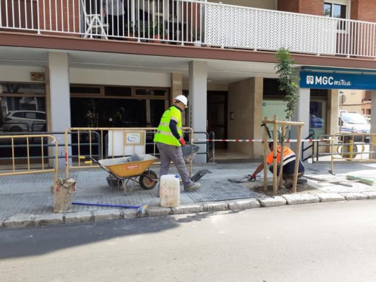 Vilanova i la Geltrú posa en marxa el Pla de Manteniment per reparar voreres i calçades. Ajuntament de Vilanova