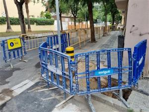 Vilanova i la Geltrú renova la xarxa d'aigua i guanya en eficiència i accessibilitat al barri de Sant Joan. Ajuntament de Vilanova