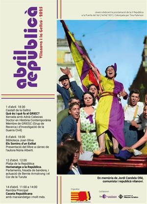 14 d’Abril 1931. Joves celebrant la Proclamació de la II República a la Puerta del Sol de Madrid.. Eix