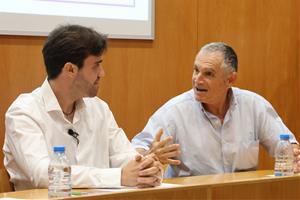 Aaron Fernández i Pere Regull. Eix