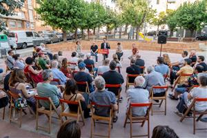Acte d'Esquerra Republicana - 100xCentVilafranca de valoració de mig mandat. Eix
