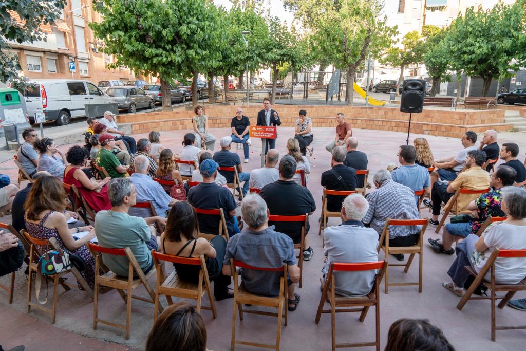 Acte d'Esquerra Republicana - 100xCentVilafranca de valoració de mig mandat. Eix