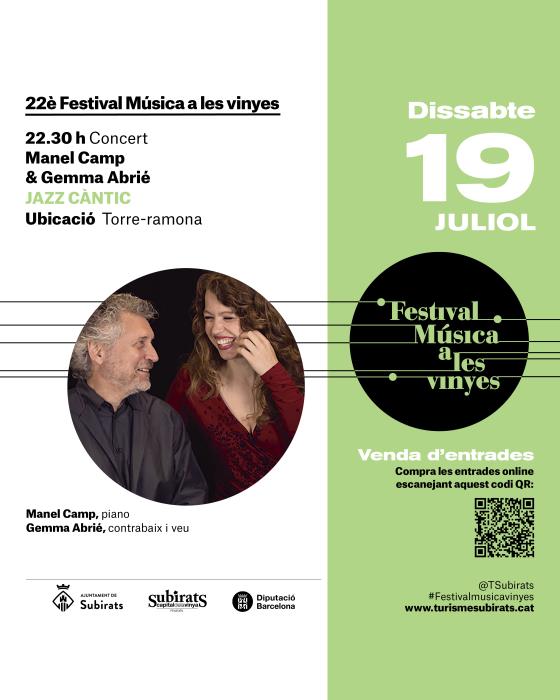 22è Festival Música a les Vinyes: Jazz Càntic