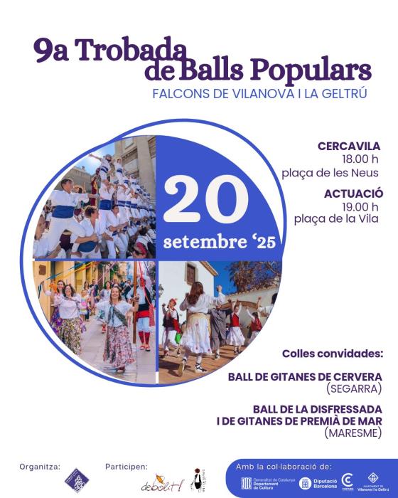 9a Trobada de Balls Populars dels Falcons de Vilanova