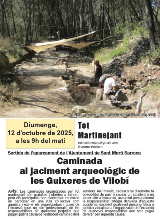 Caminada al jaciment arqueològic de les Guixeres 