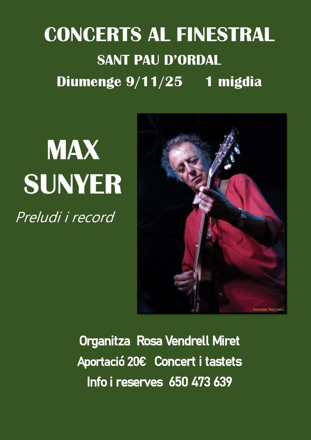 Concert de Max Sunyer