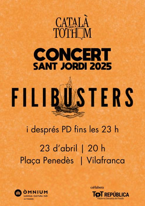 Concert de Sant Jordi amb Filibusters
