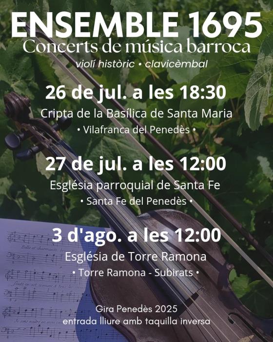 Concerts música barroca - Ensemble 1695