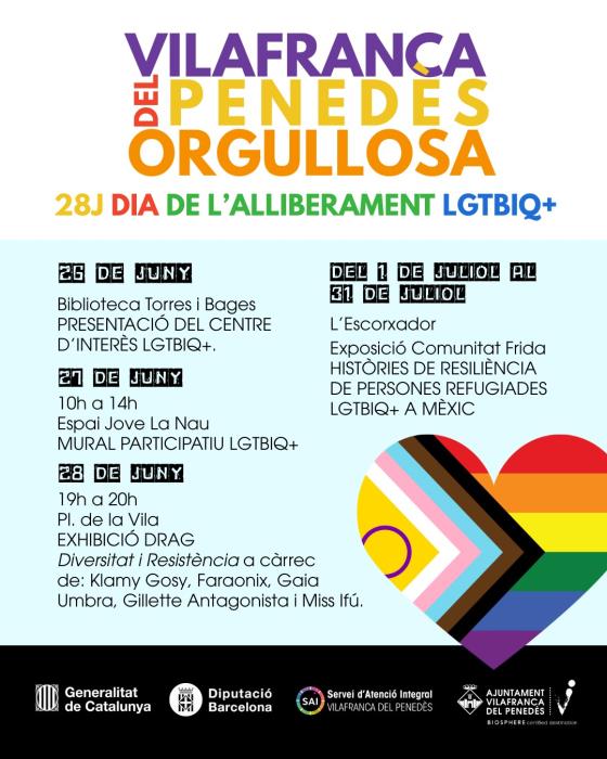 Dia Internacional per l’Alliberament LGTBIQ+ a Vilafranca