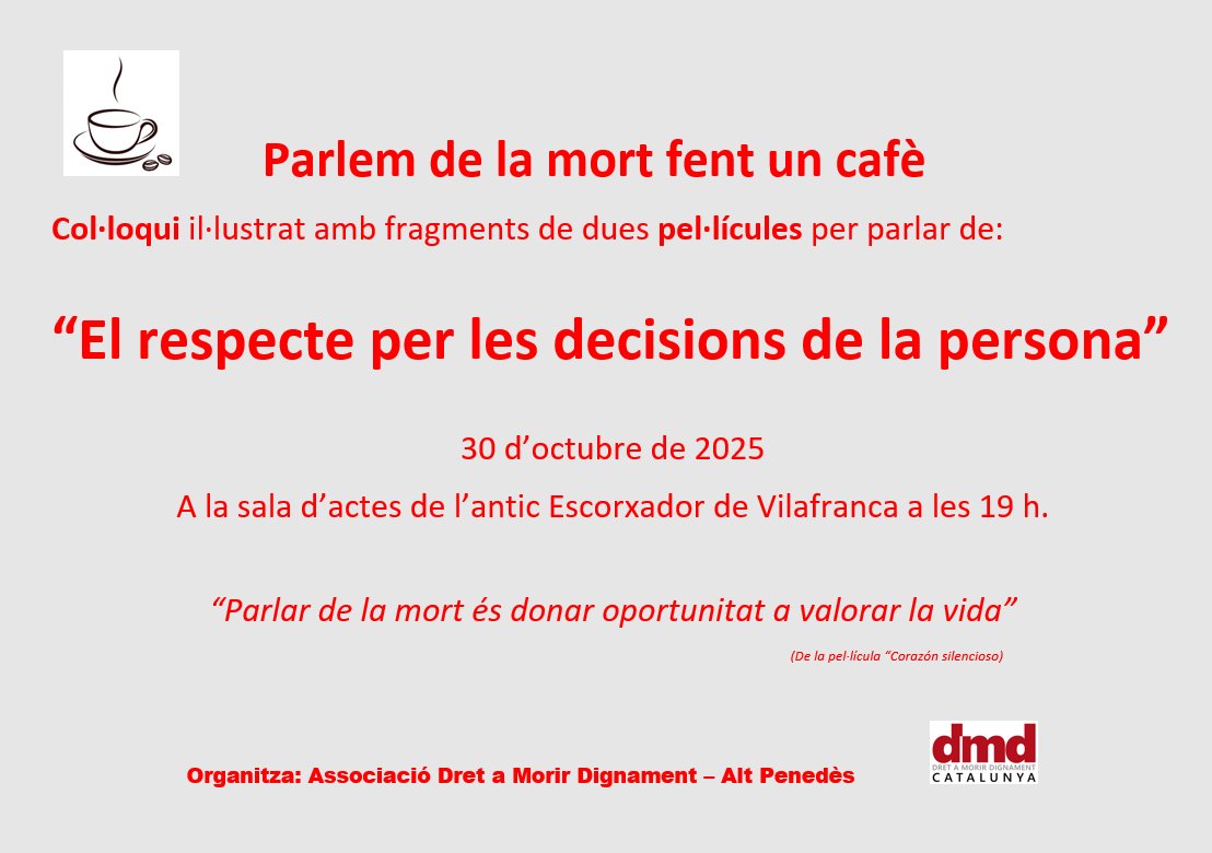 El respecte per les decisions de la persona