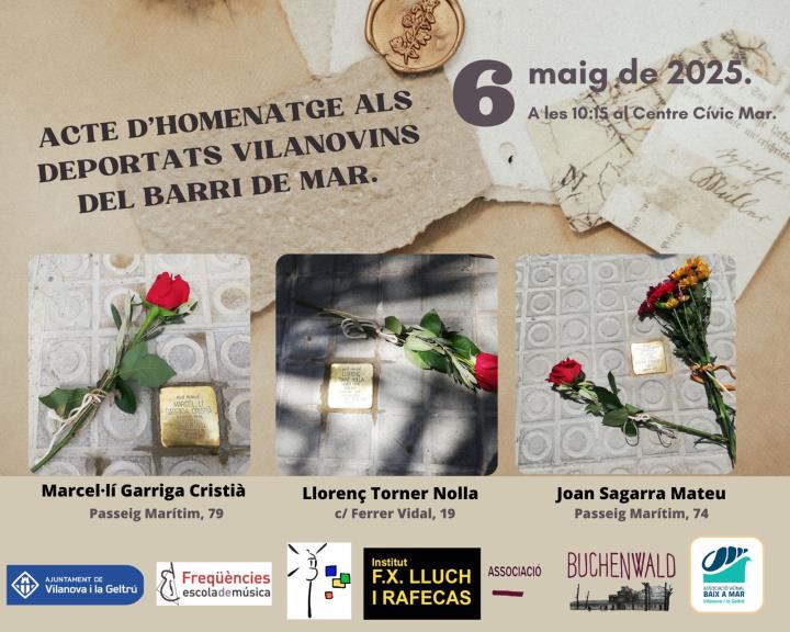 Homenatge als deportats del barri de Mar als camps nazis