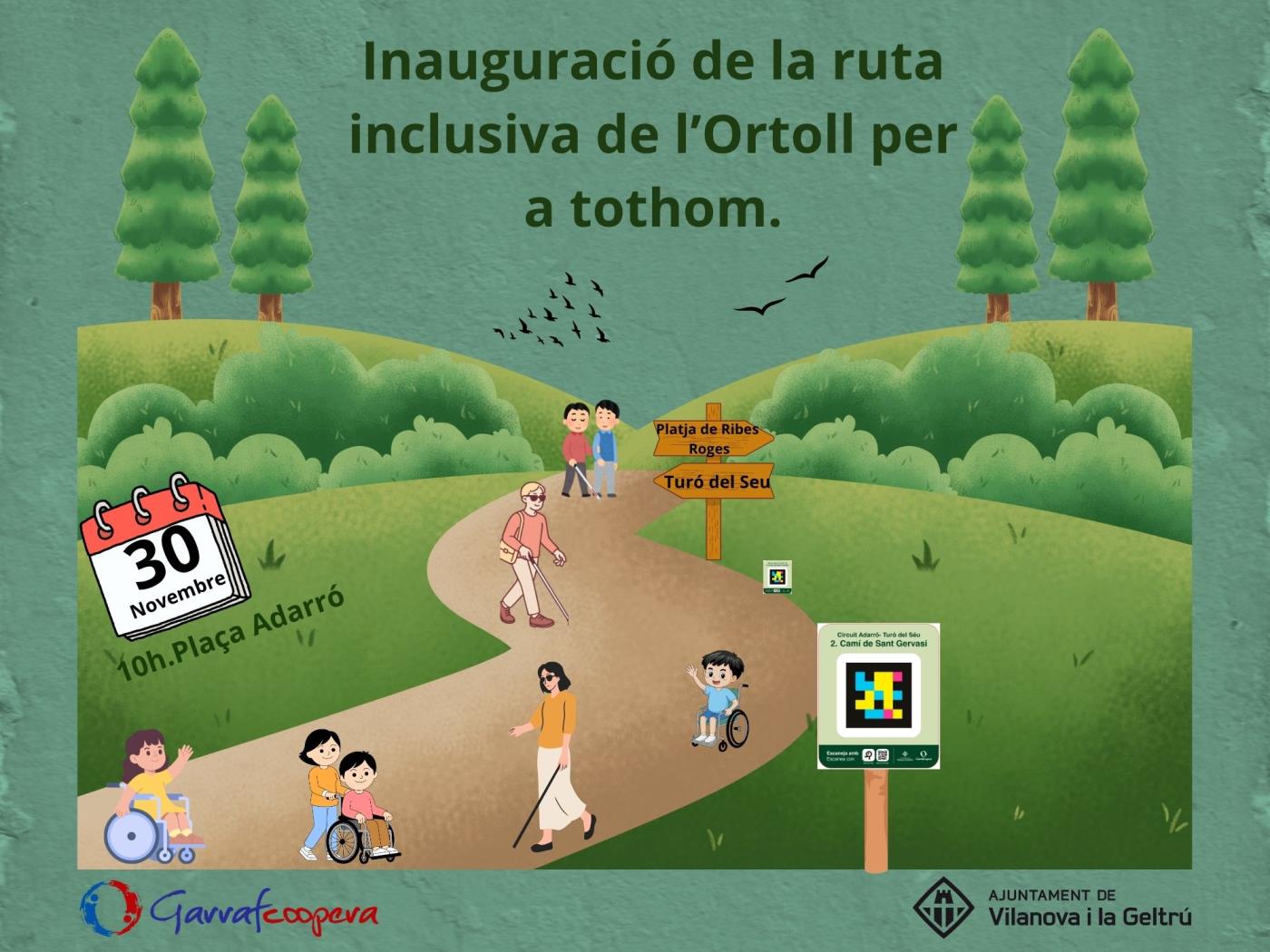 Inauguració Ruta Inclusiva de l'Ortoll 