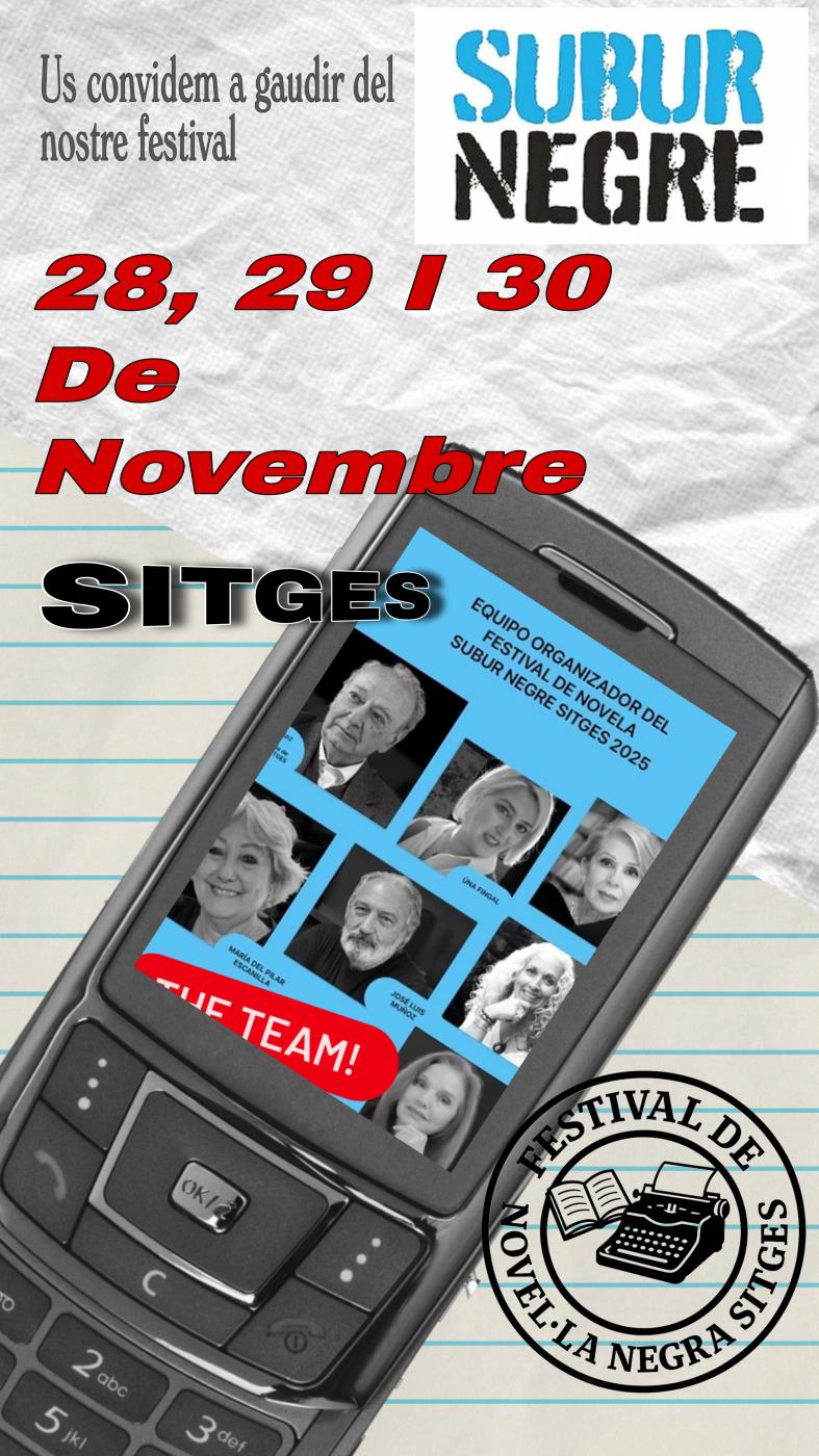 IV Festival de Novel.la Negra Subur Negre 2025
