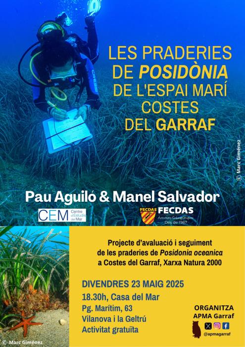 Les praderies de Posidonia oceanica de l’Espai Marí Costes del Garraf