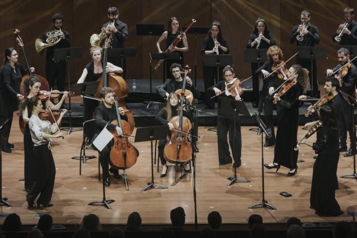 Lorenza Borrani amb la Camerata Penedès. La cinquena de Schubert