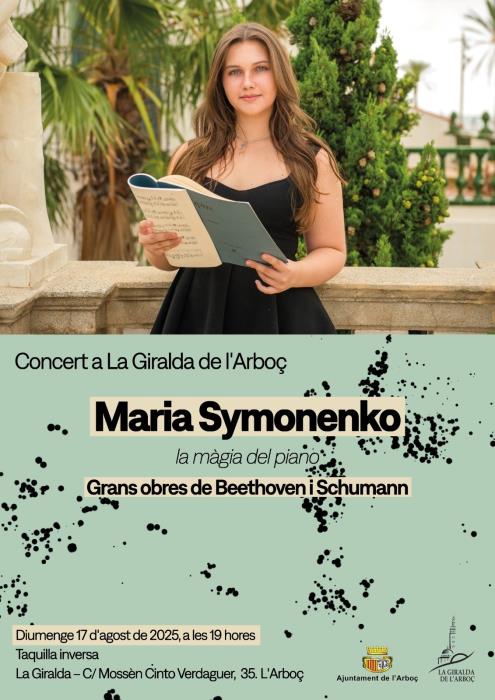 Maria Symonenko en concert a la Giralda