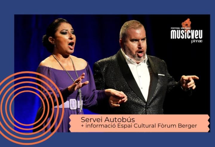 Montserrat Martí i Lluís Santana al Festival Solidari Musicveu