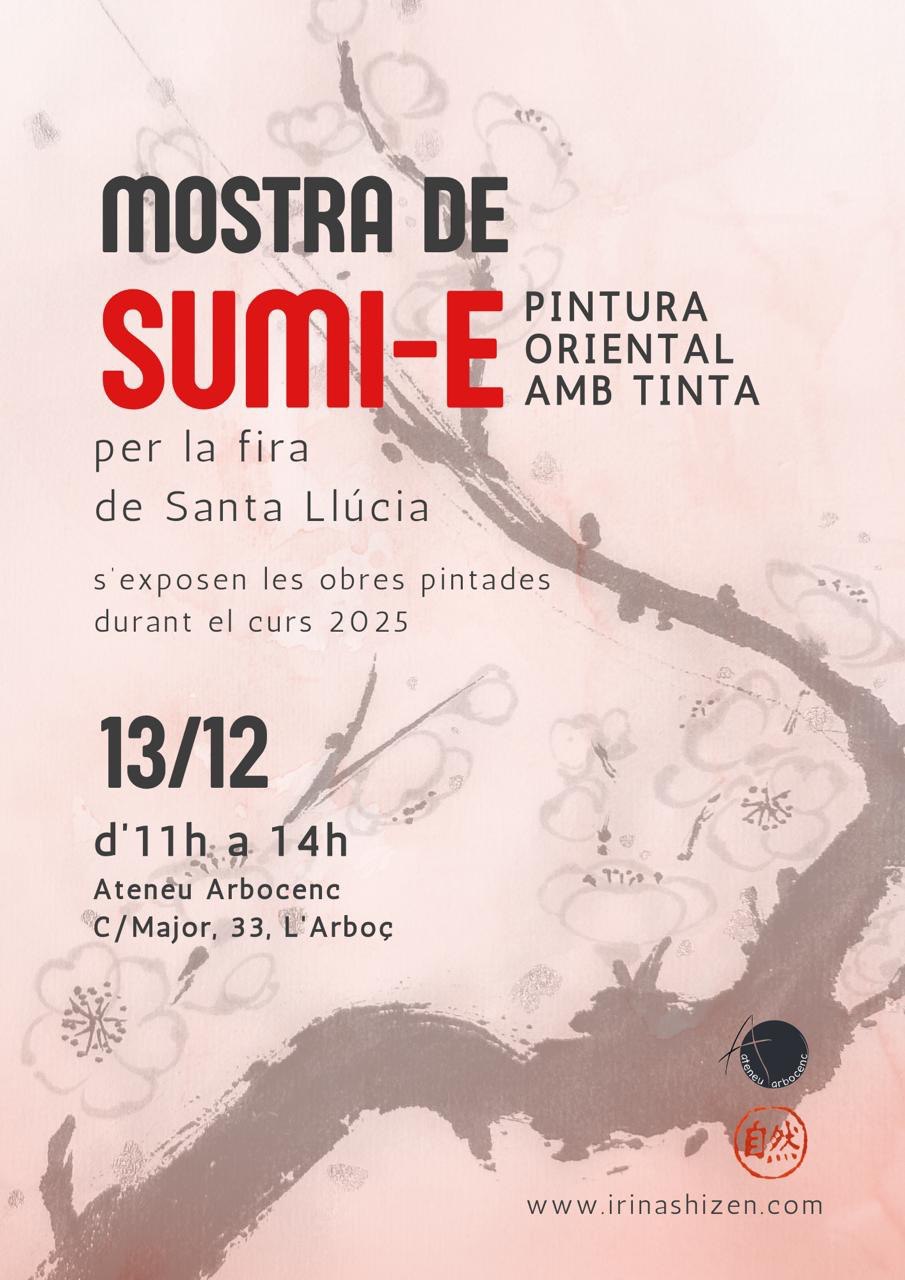 Mostra de SUMI-E, pintura oriental amb tinta