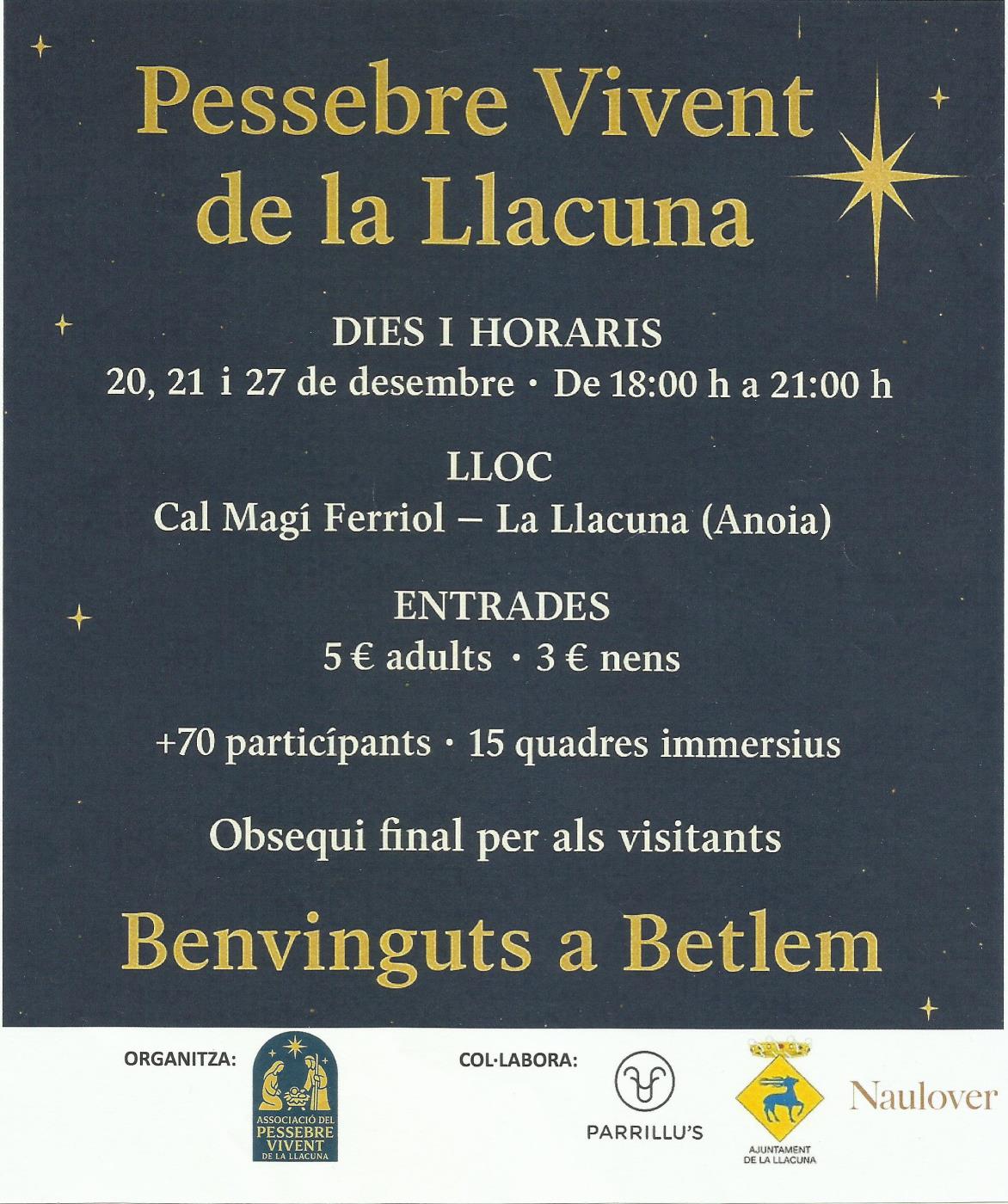 Pessebre Vivent La Llacuna