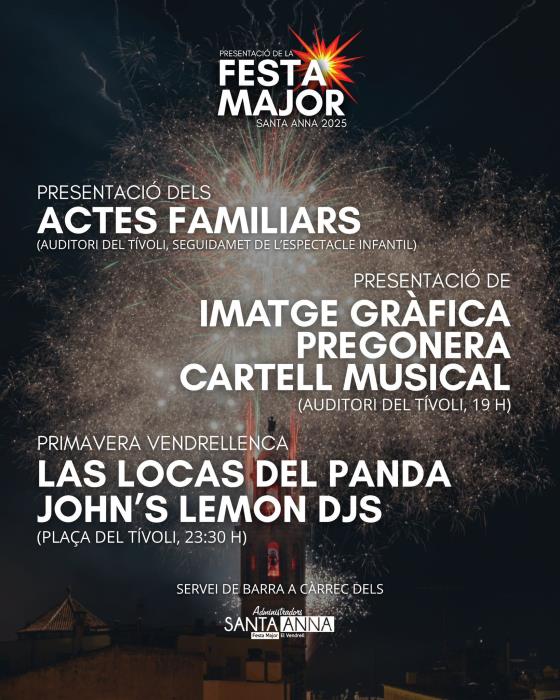 Presentació de la Festa Major del Vendrell