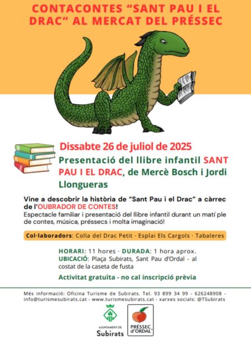 Presentació del llibre infantil “Sant Pau i el drac”