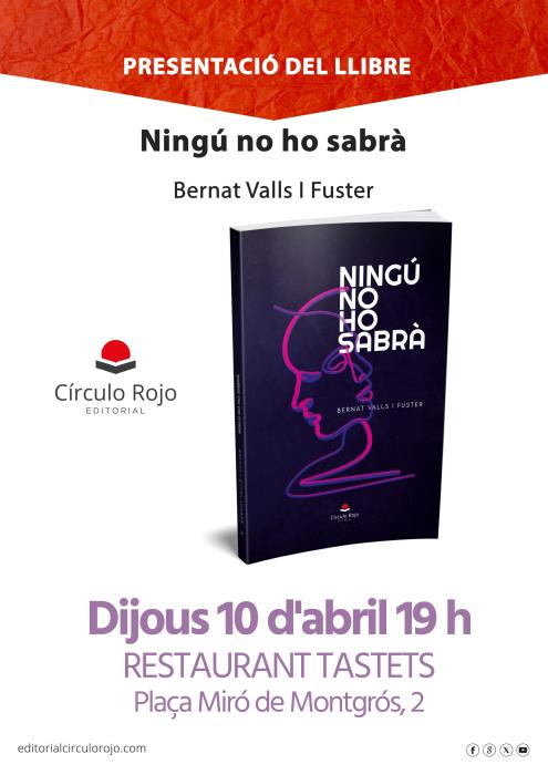 Presentació del llibre 'Ningú no ho sabrà'