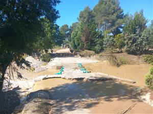 ARBA Litoral alerta dels impactes ambientals i geomorfològics de la riuada al riu Foix: “El riu ha remodelat el paisatge”