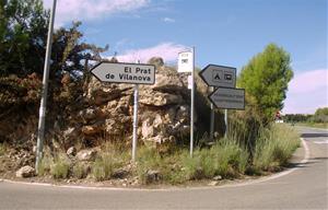 Barri del Prat de Vilanova. Eix