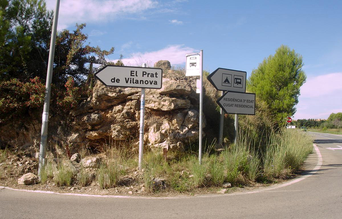 Barri del Prat de Vilanova. Eix